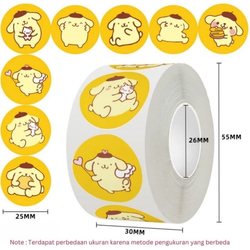 TOPPER POMPURIN/stiker pompurin sanrio