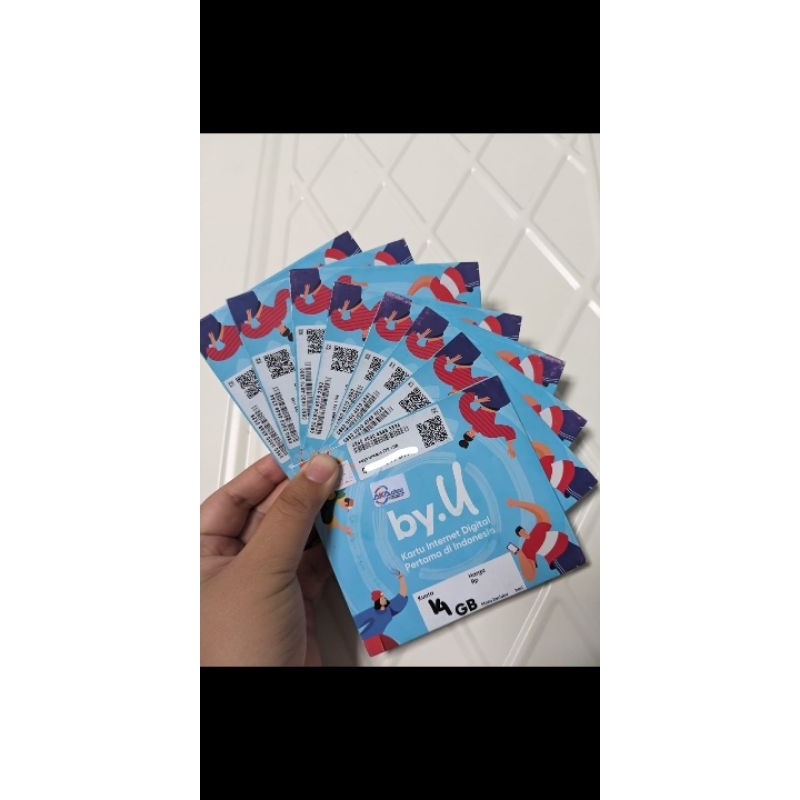 Kartu by.u 14GB siap pakai (Telkomsel)