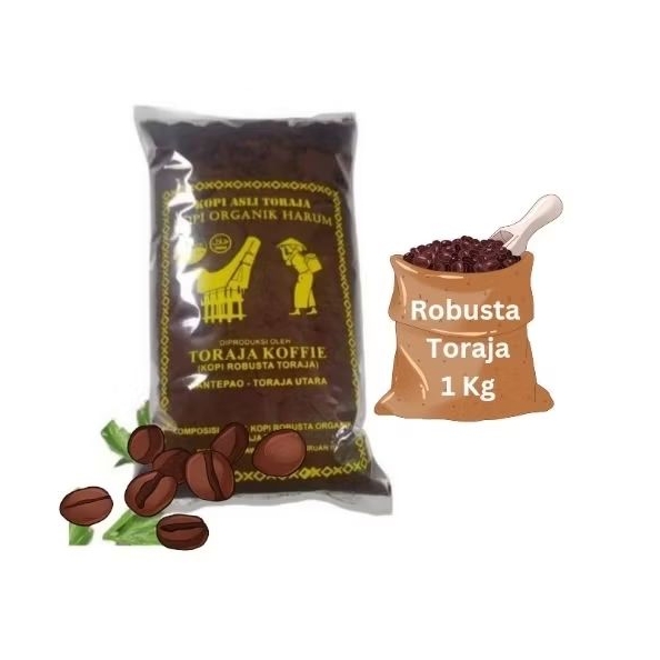 

Kopi Toraja Robusta 1kg Kopi Bubuk Robusta Toraja