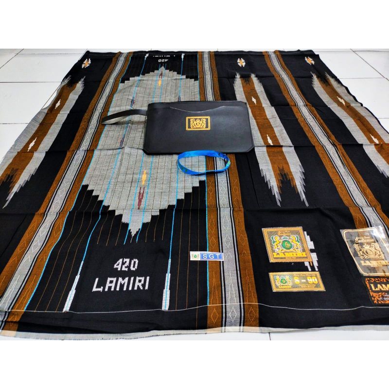 Sarung Lamiri Lamiri Sutra 50% Sarung Lamiri Motif SGT SUTRA Jahit Tengah murah dan bagus COD