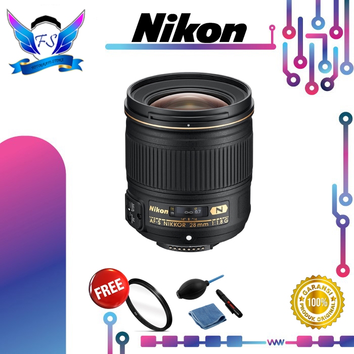 lensa nikon af-s 28mm f1.8g nano