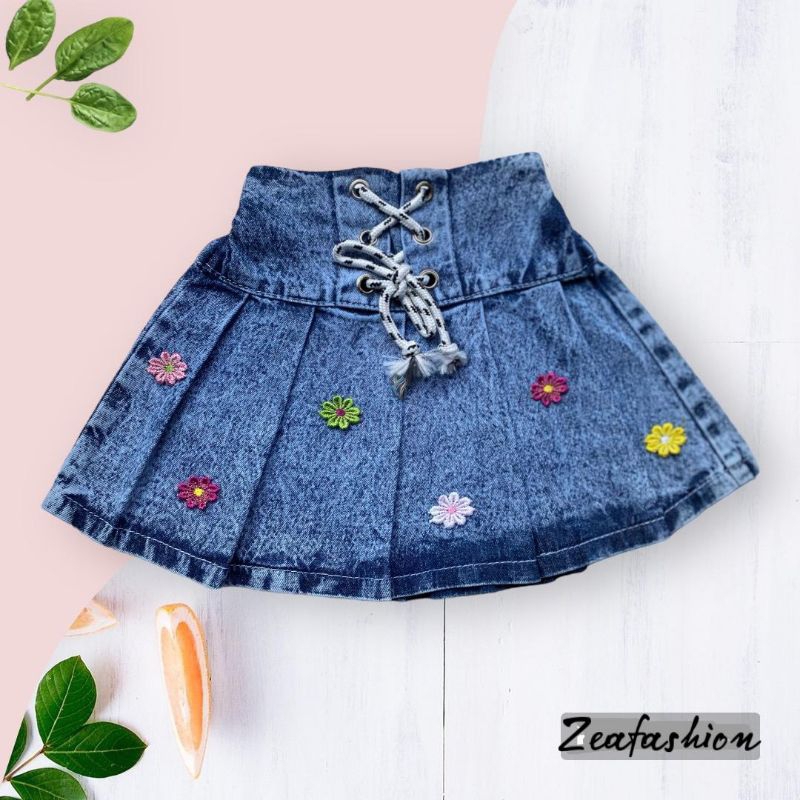 Rok Jeans Pendek Anak Rok Pendek/Mini Jeans TALIYA Anak