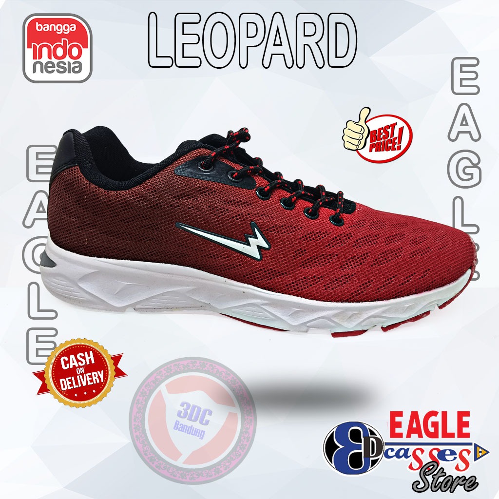 EAGLE LEOPARD - Sepatu Running/Olah Raga Pria Dewasa