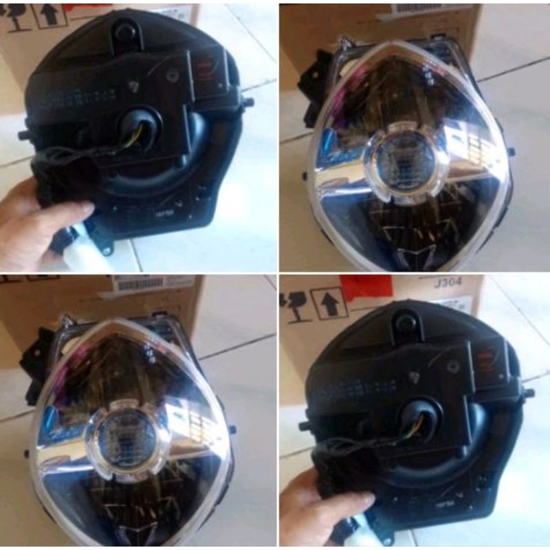 REFLEKTOR LAMPU DEPAN FINO GRANDE FINO PREMIUM