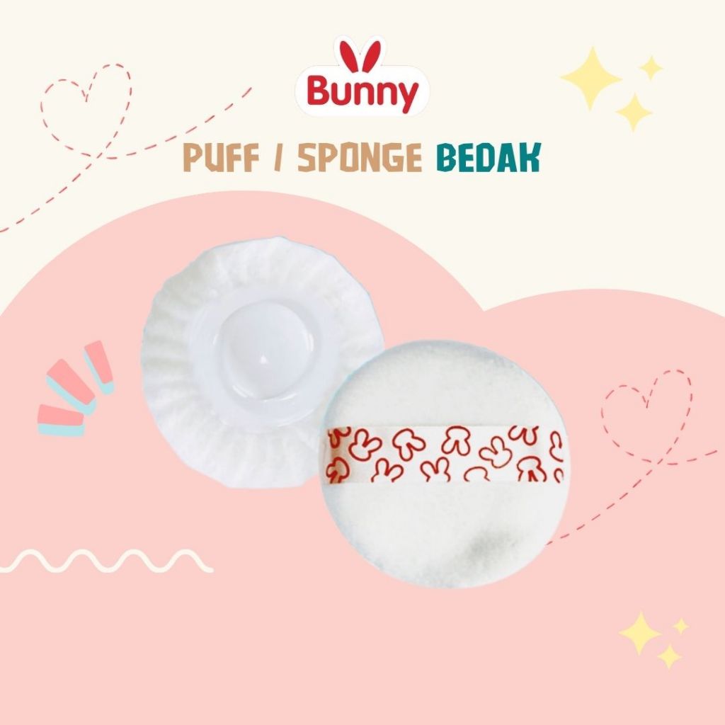 LustyBunny Baby Powder Sponge Puff Tepukan Bedak Tabur Bayi