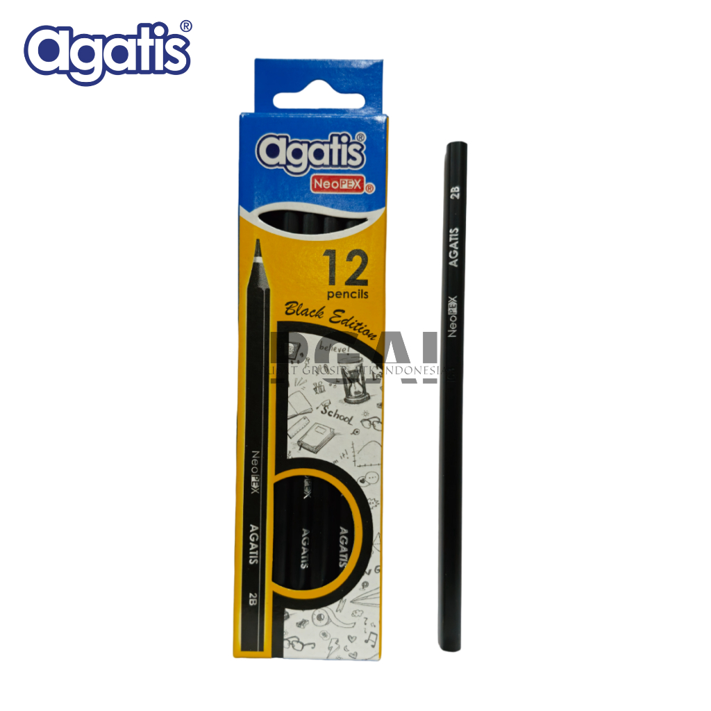 

PENSIL PENCIL 2B AGATIS NEO PEX BLACK EDITION FOR COMPUTER 1 PACK ISI 12 PCS
