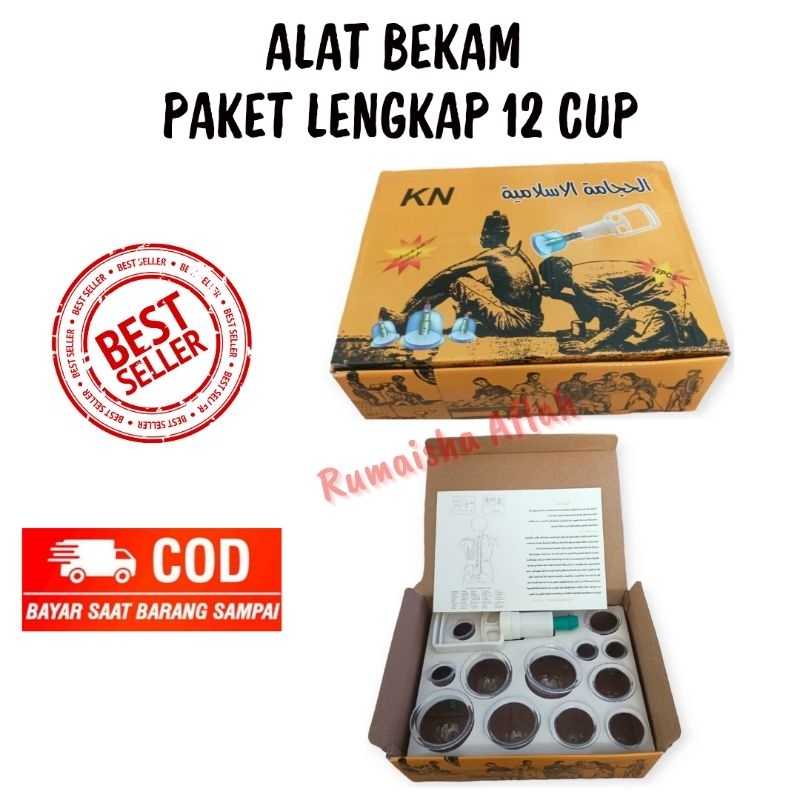 [RAFS] ALAT BEKAM MODERN | ALAT KOP ANGIN | ALAT BEKAM TERAPI BADAN LENGKAP 12 CUP KIT BISA COD