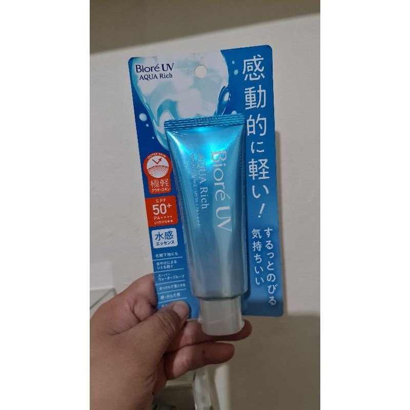Sunscreen biore aqua rich