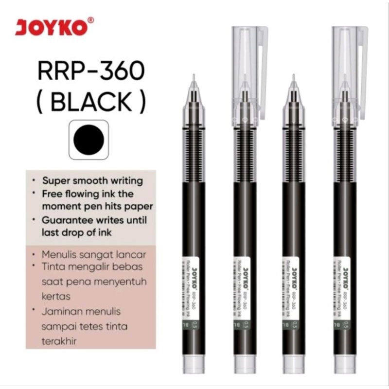 

Pulpen Pena Roller RRP-360 0.5mm (12PCS)