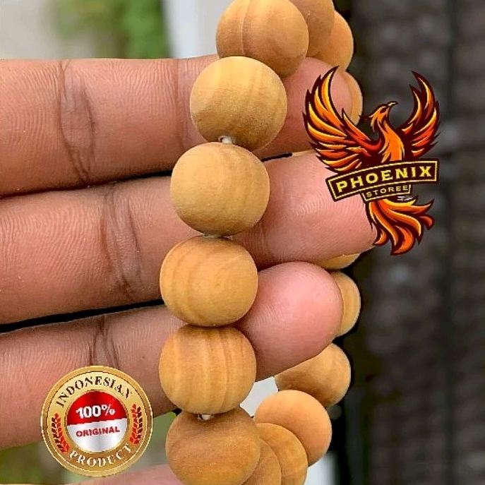 gelang kayu cendana kupang asli ntt super wangi dim 14 mm 100% origina