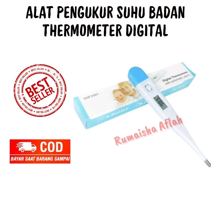 [RAFS] Thermometer Digital Alat pengukur temperatur Suhu Badan / Suhu Tubuh | Termometer Digital Unt