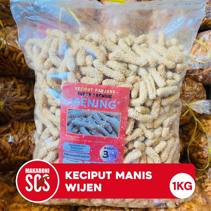 

Keciput Wijen 1KG | Keciput Snack Legend Keciput Camilan Ketan Keciput Manis Viral Snack Food