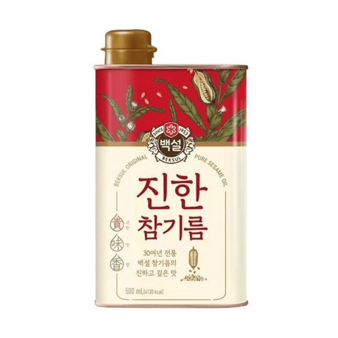 

Minyak Wijen Korea CJ Sesame Oil Tin Beksul 500ml