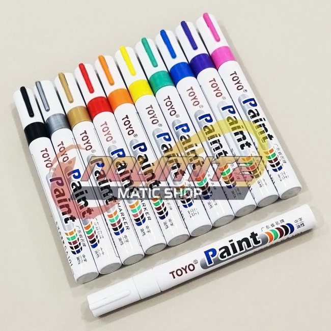 

Spidol Toyo Marker Ban ORI Universal NMAX Aerox 155 Vario 15 XMAX Vario PCX ADV Ninja CBR Beat Scoopy