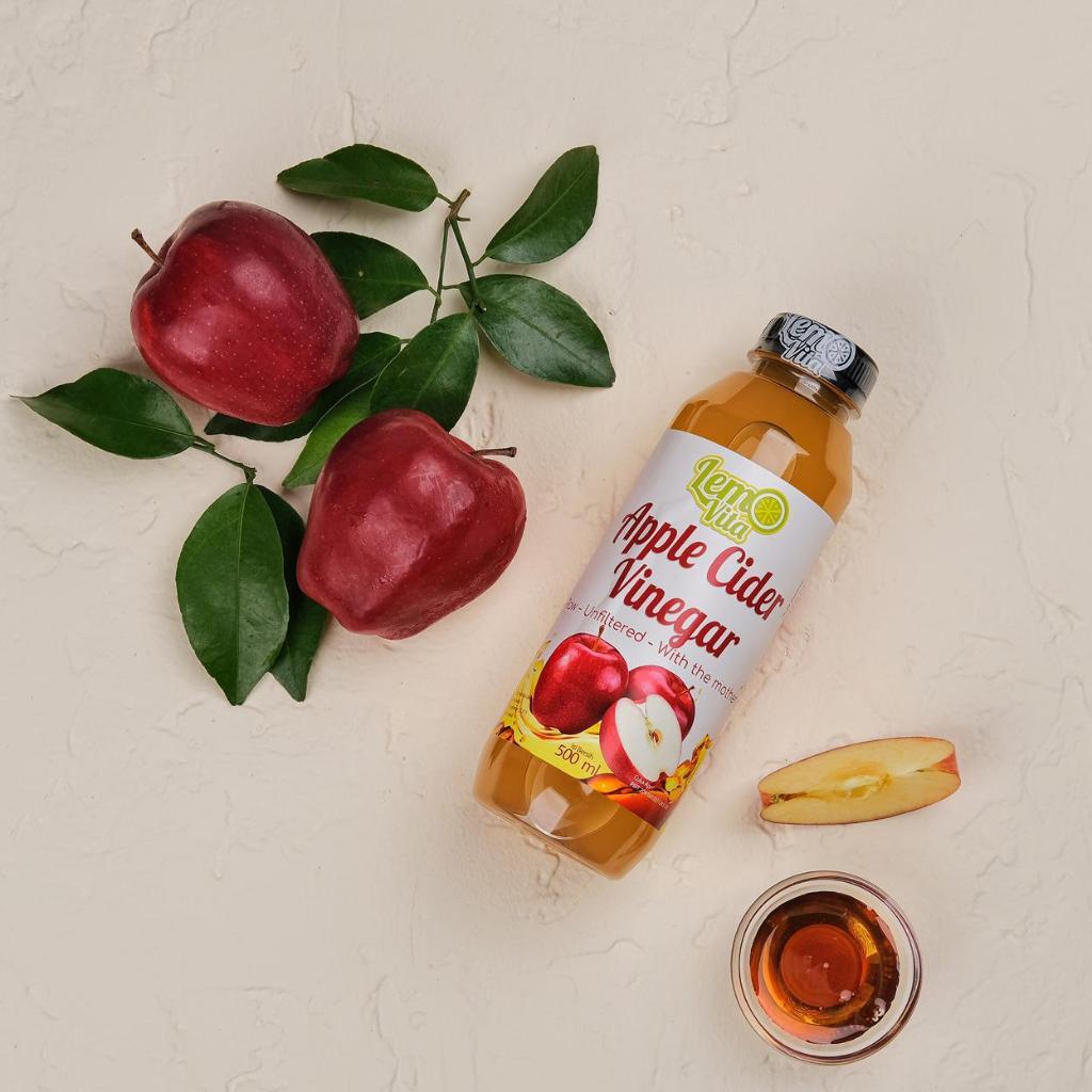 

Cuka Apel Lemovita Cuka Apel Apple Cider Vinegar 500ml Original