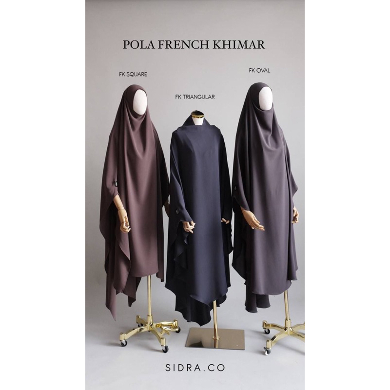 Khimar Syari Abaya Ordinary Gamis By SIDRA (Mazen Anti UV)