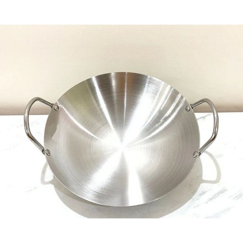 Wajan Kuali Stainless Telinga Ukuran 30 Cm