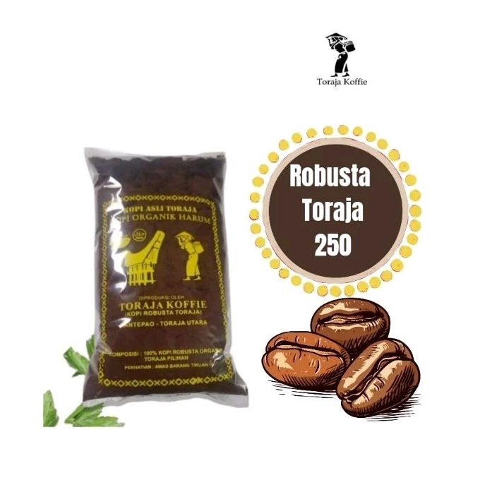 

Kopi Robusta Toraja Robusta Organik 250 gr Kopi Toraja