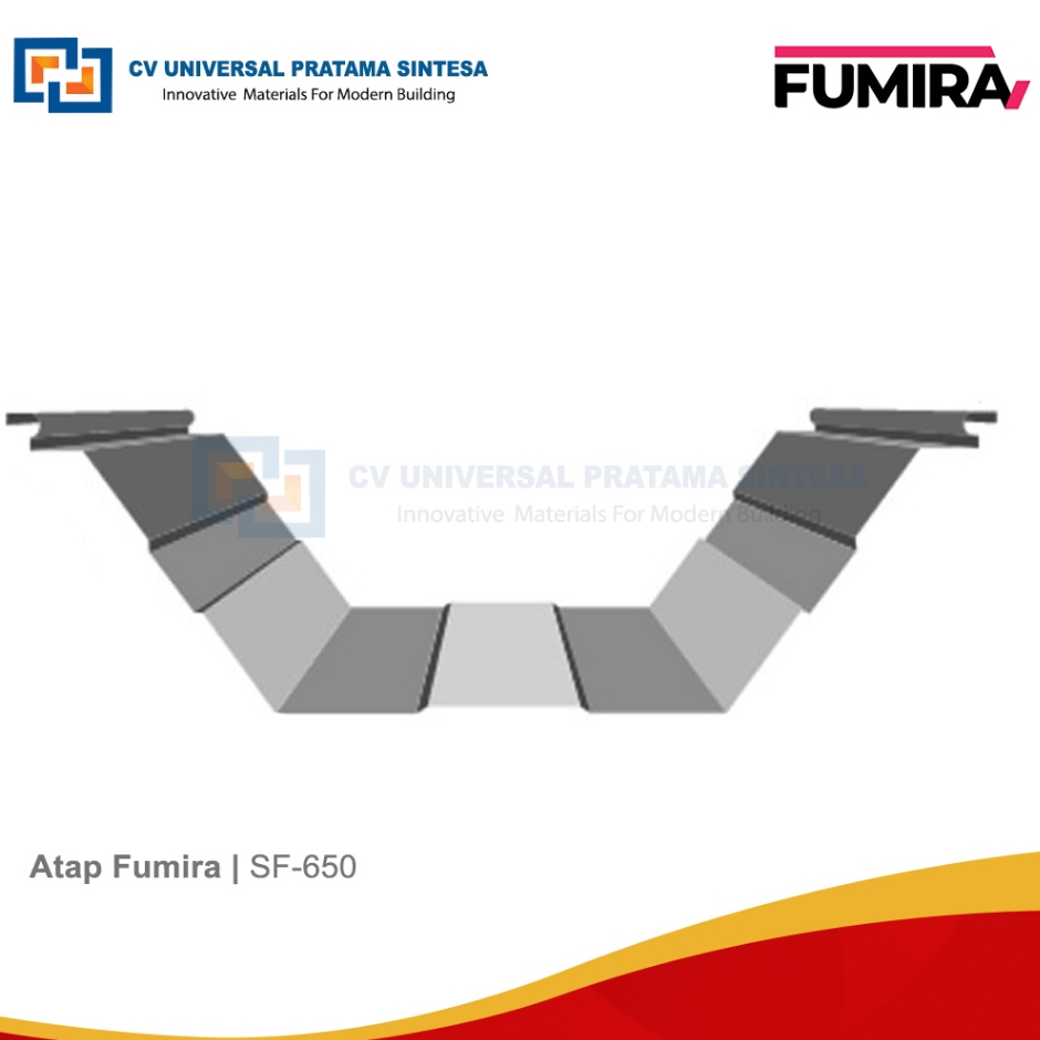 Fumira SF 650 - Atap Metal Fumira Galvanis Original