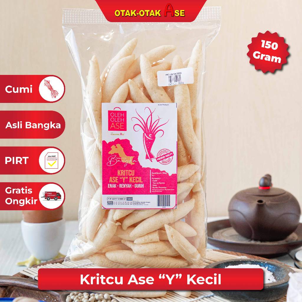 

OTAK OTAK ASE - Kritcu Ase Y Kecil 150GR (1008)