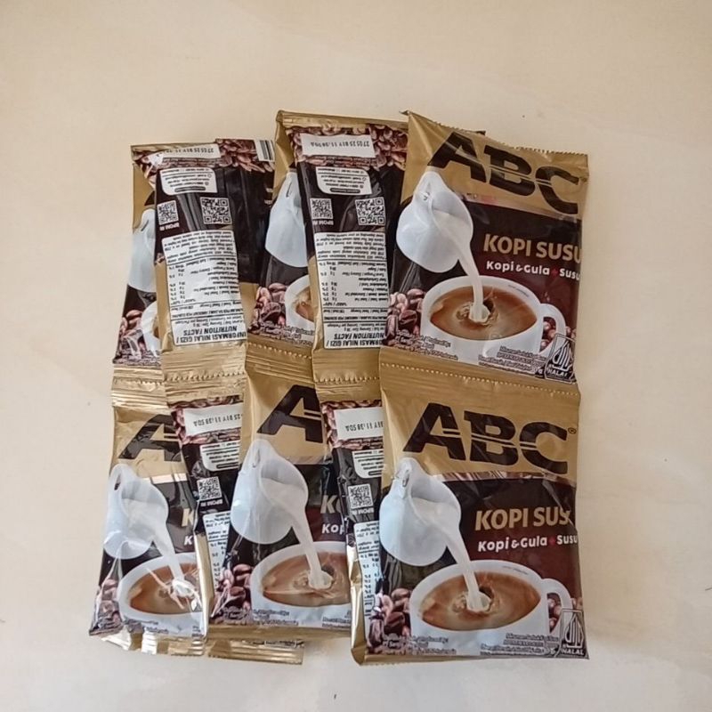 

kopi ABC susu 1 renceng X 12 sachet