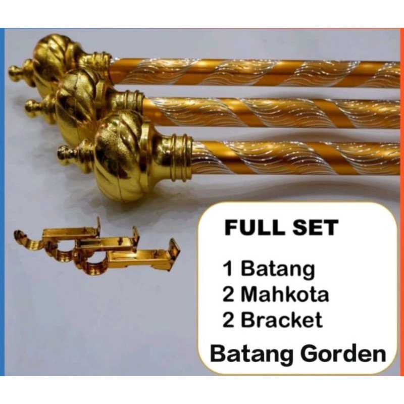 batang gorden 1 meter full set
