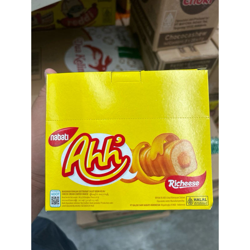 

Richeese AHH triple Cheese 4 gram box