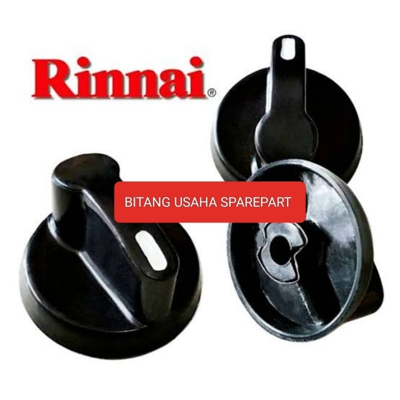 Knop Kompor Gas Rinnai Baru ORI - Knop Kompor Rinnai model baru