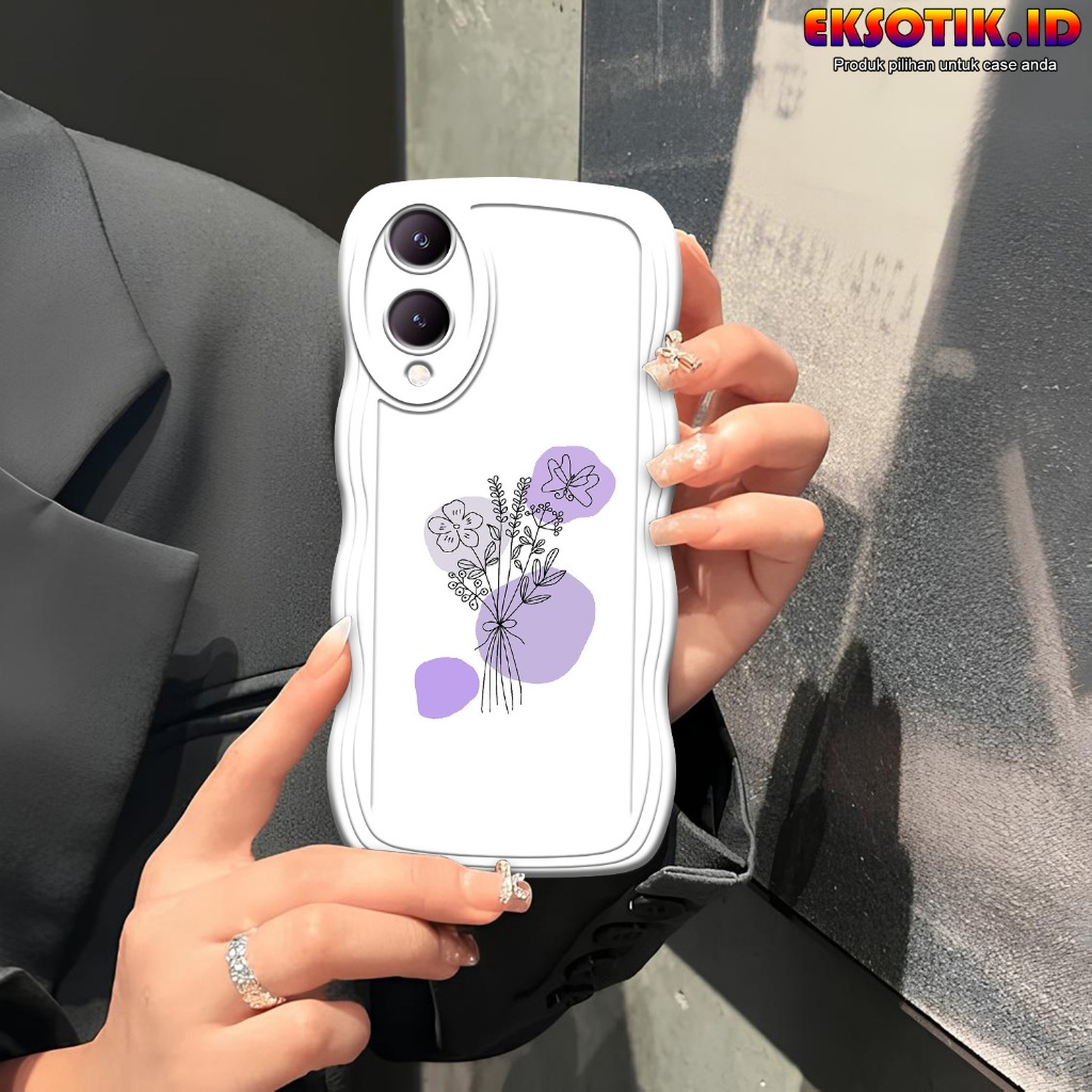 Case Vivo Y17S Gelombang - Casing Vivo Y17S - Silikon Vivo Y17S - Softcase Vivo Y17S - Kesing Vivo Y