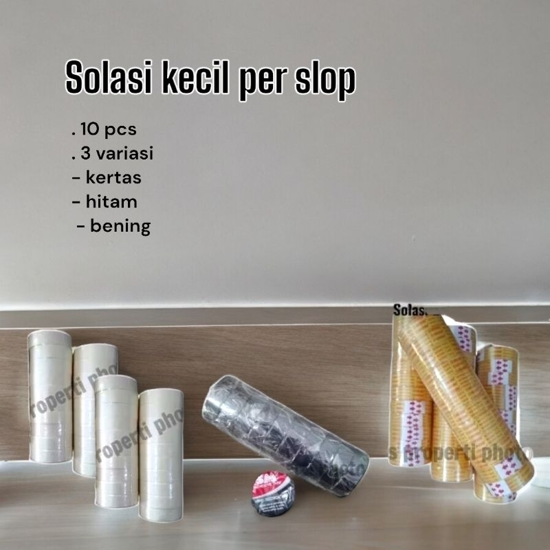 

(10pcs) solasi isolasi kertas dan hitam per slop grosir
