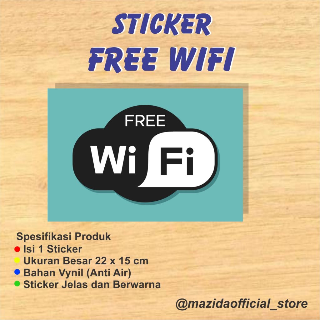 

Sticker Free Wifi Hotspot Anti Air