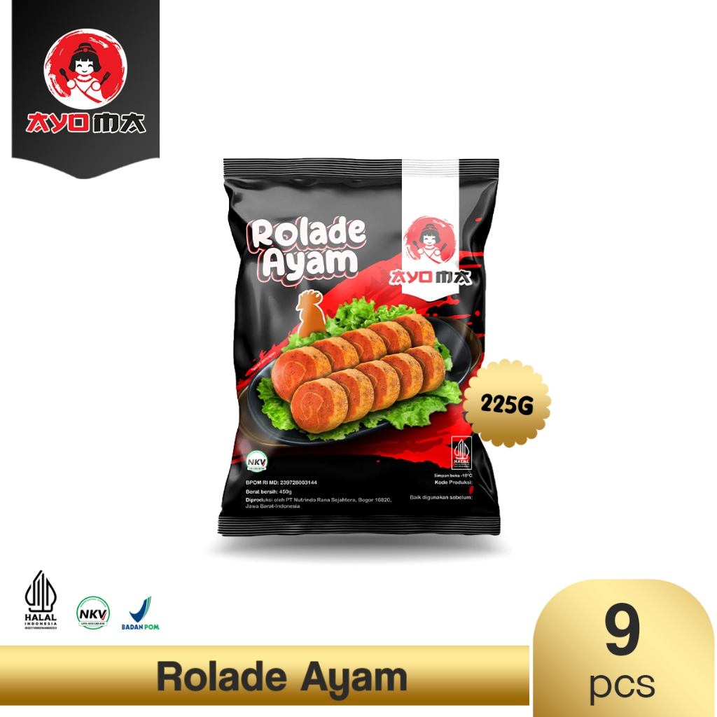 

Ayoma Rolade Ayam Isi 9 Pcs 225 gr