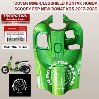 grtis ongkir - cover inner dasbor dek kunci tengah scoopy esp k93 2017 2018 2019 warna hijau merk or