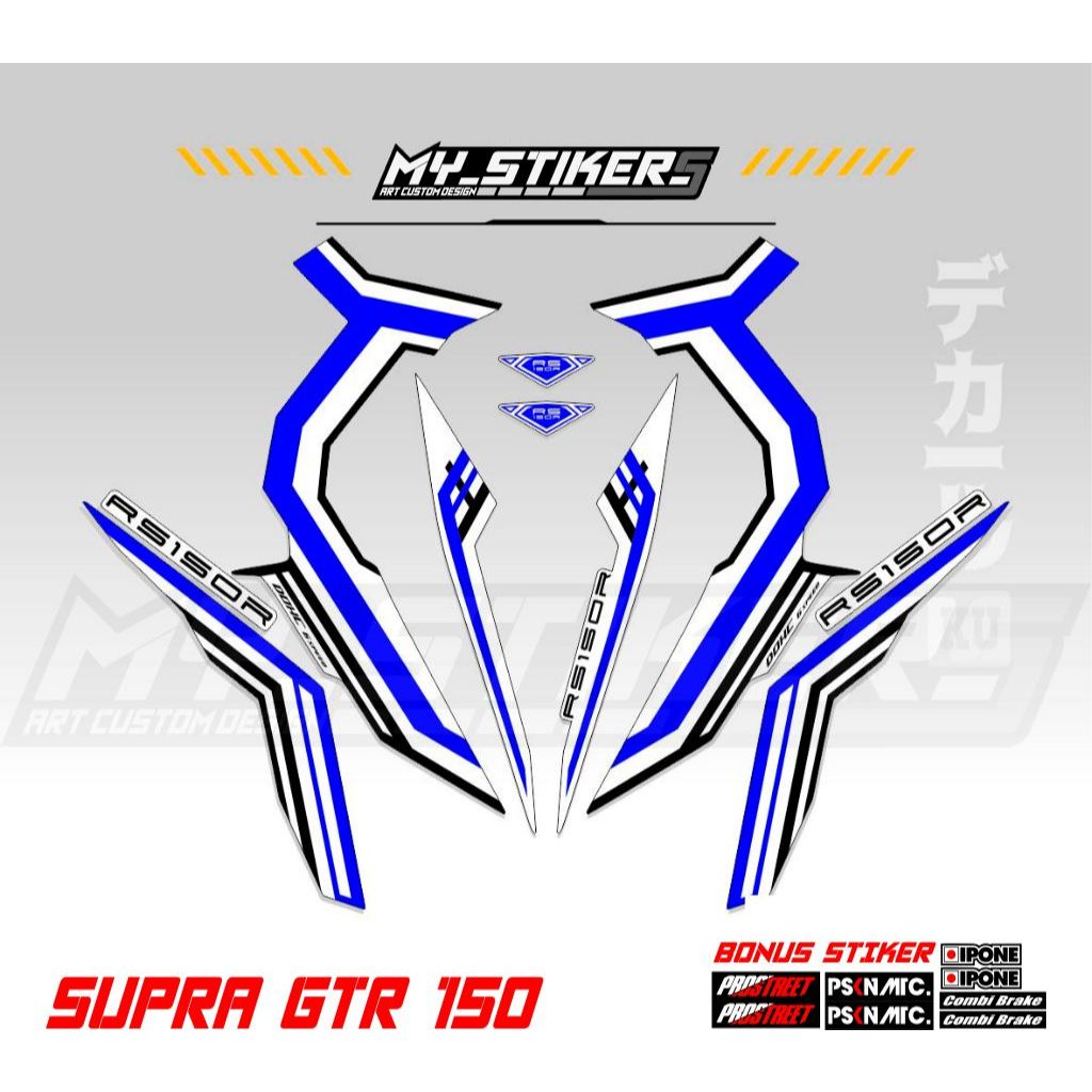 Striping SUPRA GTR 150 MALAYSIA/HONDA WINNER150 MALAYSIA-VIATNAM-THAILAD/HONDA GTR 150