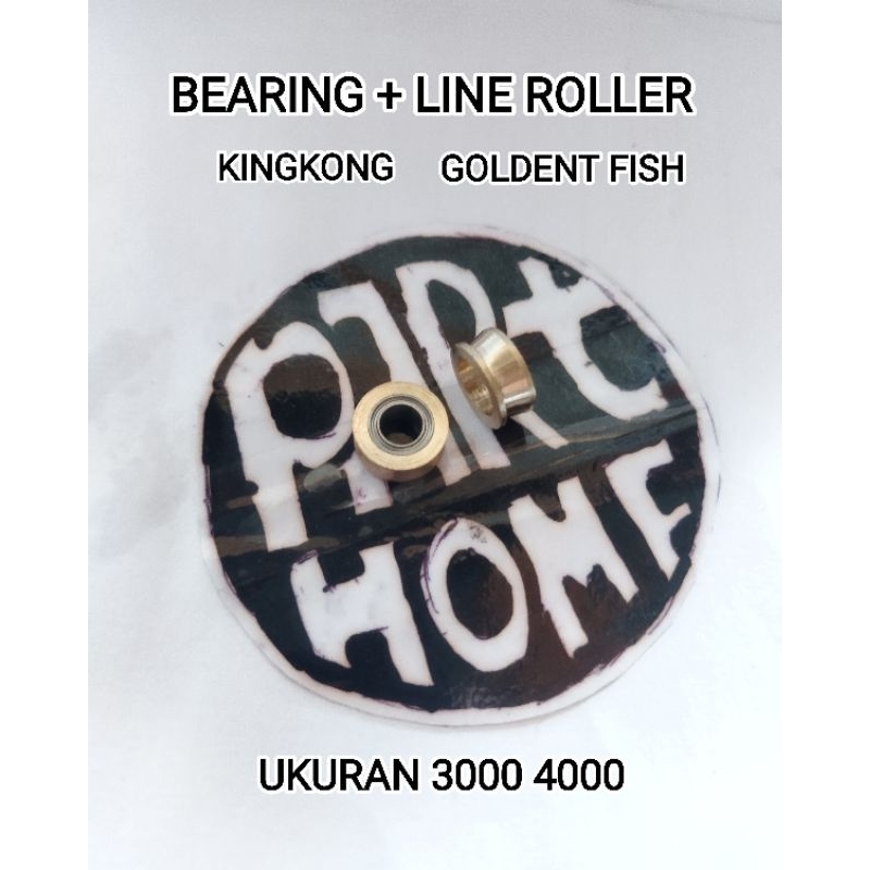 1 Set Bearing Dan Line Roller Reel Kingkong Ukuran 2000 3000 4000 5000