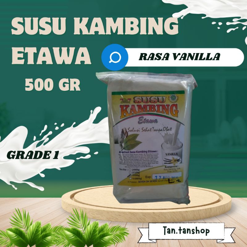 

SUSU KAMBING ETAWA RASA VANILLA 500 GR