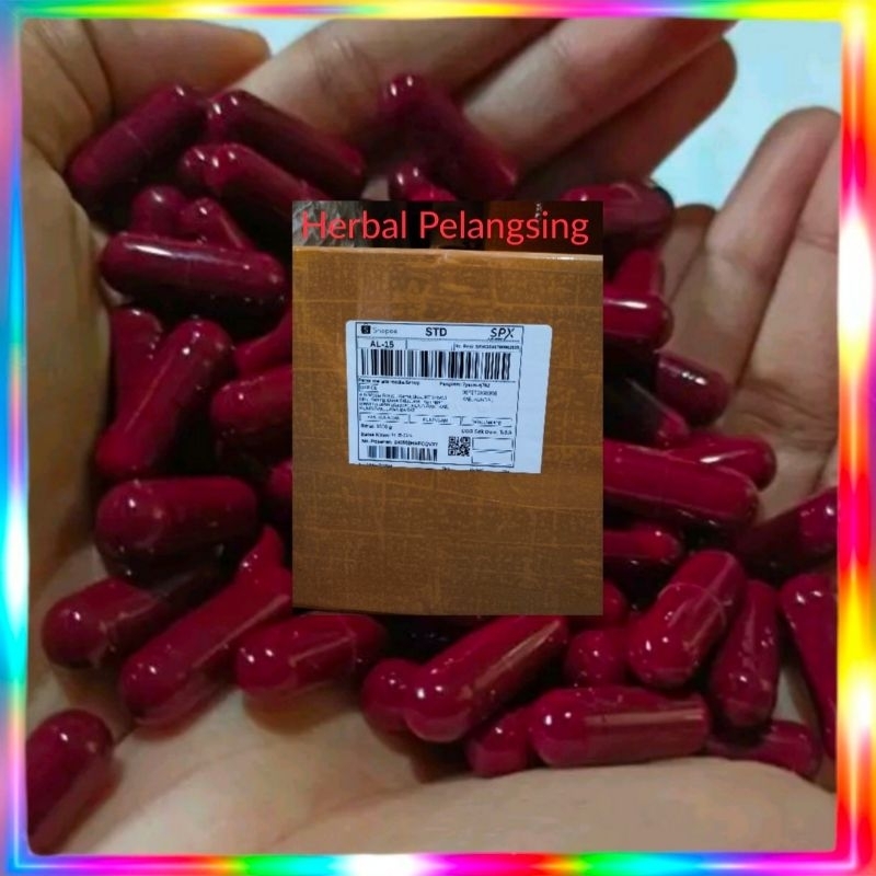 KAPSUL PELANGSING PREMIUM - MERAH MAROON