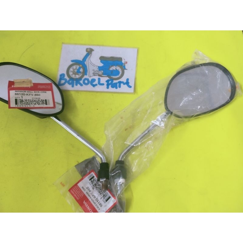 kaca spion back mirror Honda astrea grand legenda impresa bulus gagang chrome original