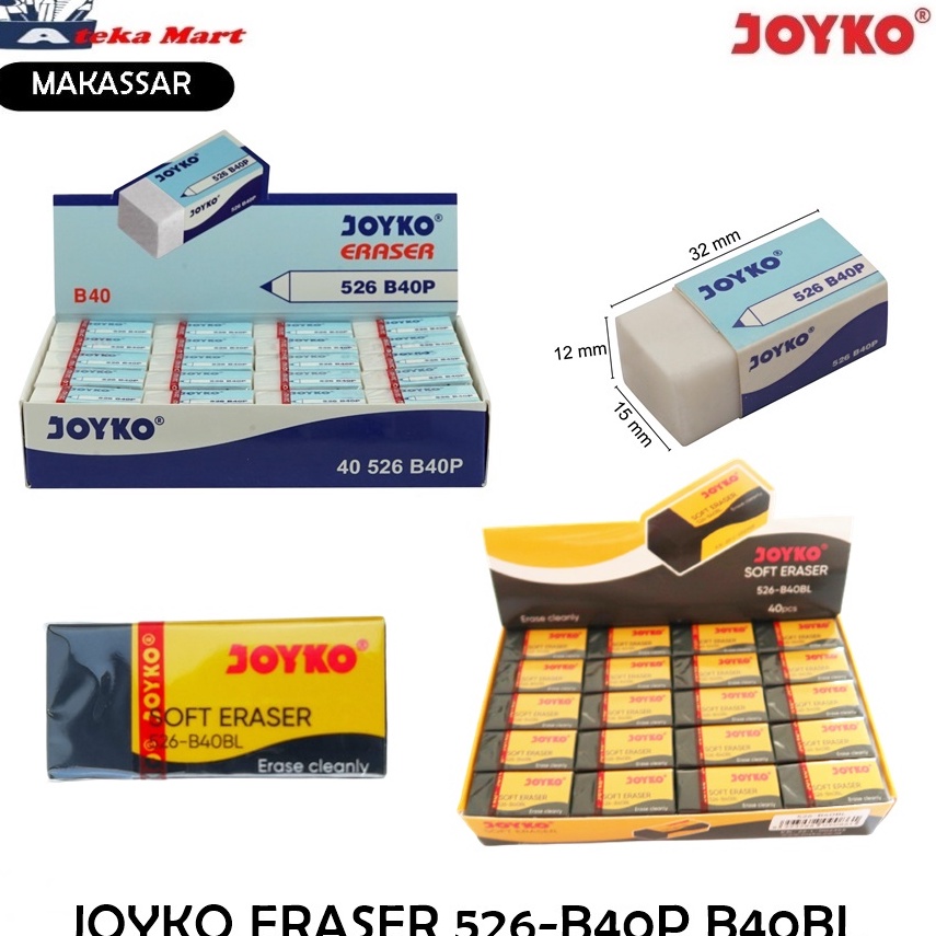 

KODE L34Q PAK4PCS JOYKO ERASER B4P B4BL PENGHAPUS