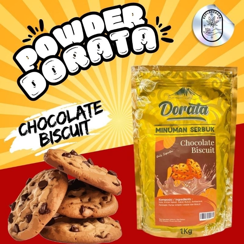 

Dorata powder varian rasa choco biscuit isi 1kg