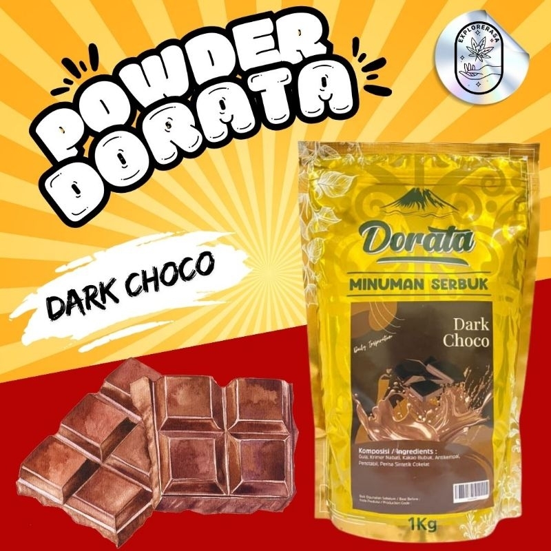 

Dorata powder varian rasa dark choco isi 1kg