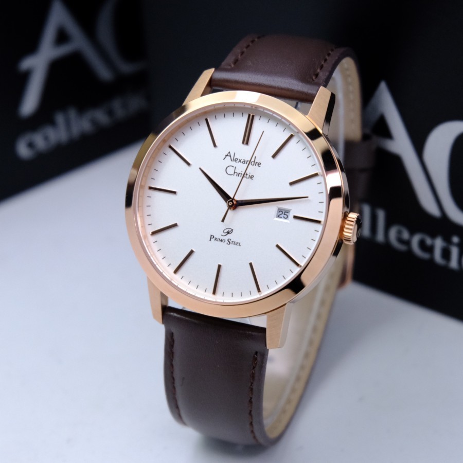 Promo Jam Alexandre Christie Primo Pria Original Garansi Terlaris