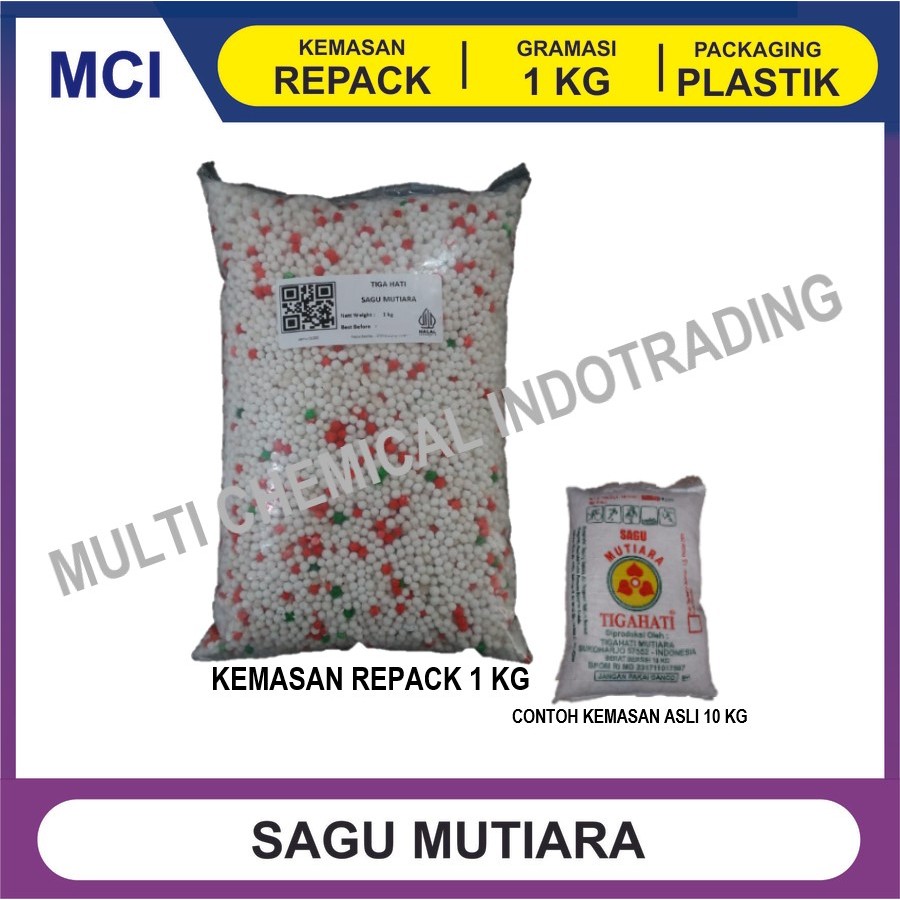 

SAGU MUTIARA 1 KG / PACAR CINA BUTIRAN