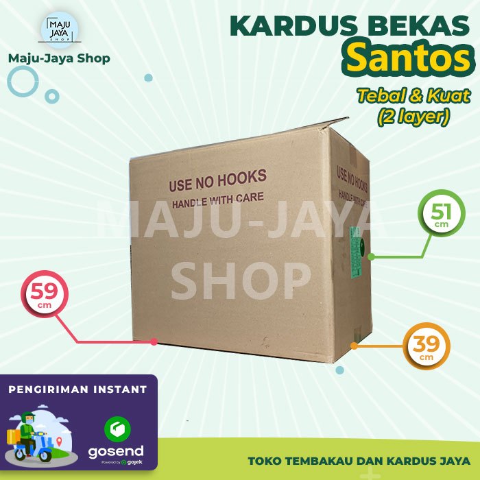 

Kardus Bekas (SANTOS) Untuk Packing atau Pindahan