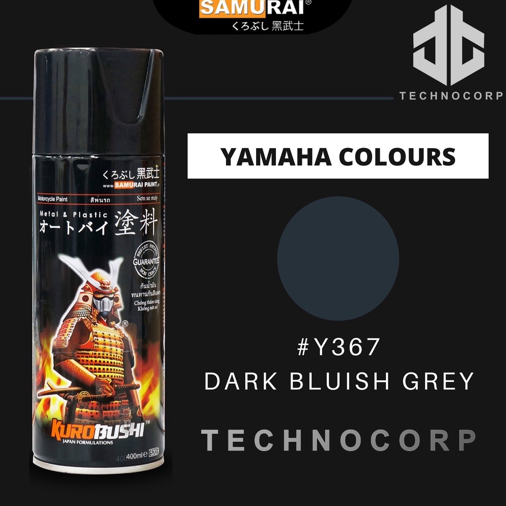 

KODE J29C Cat Semprot SAMURAI PAINT Y367 DARK BLUISH GREY YAMAHA GREY METALLIC