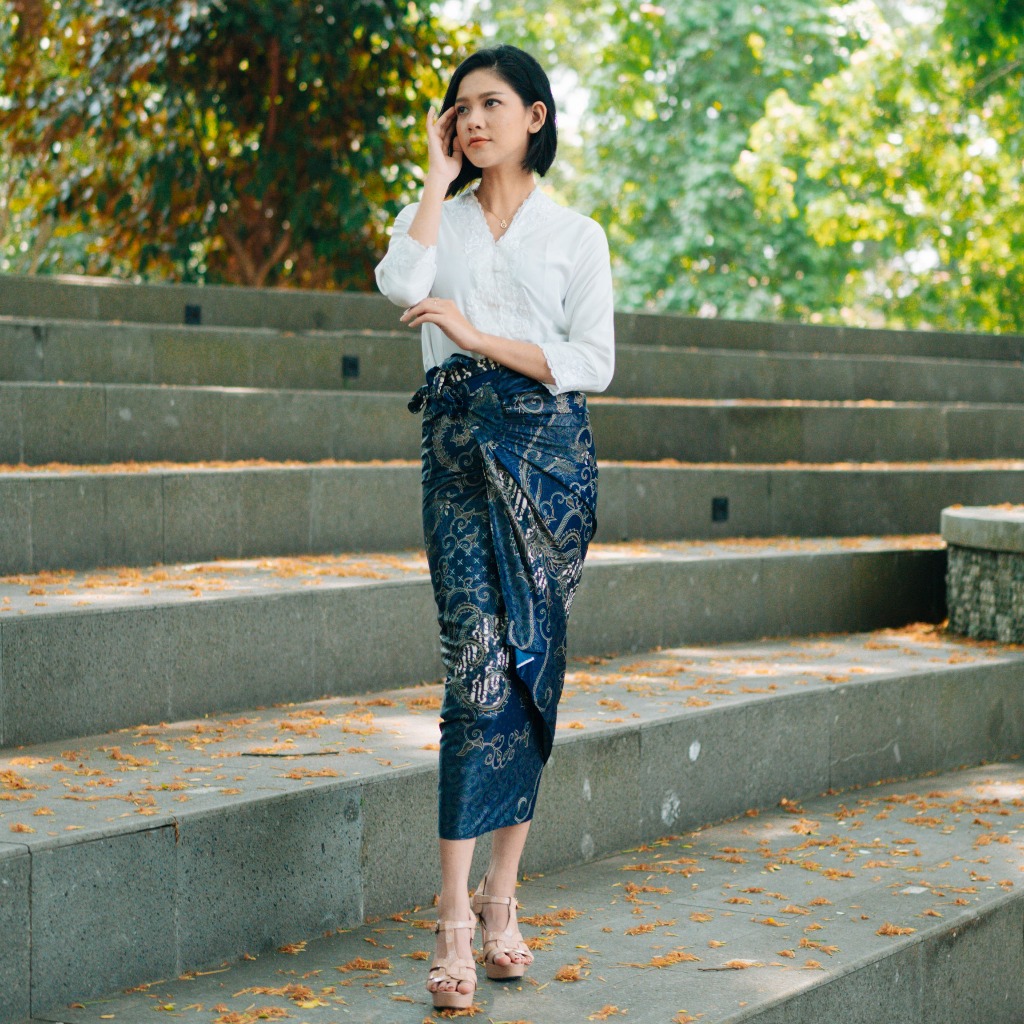 Hadinata Batik Wanita Rok Lilit Jasmine Jaffar