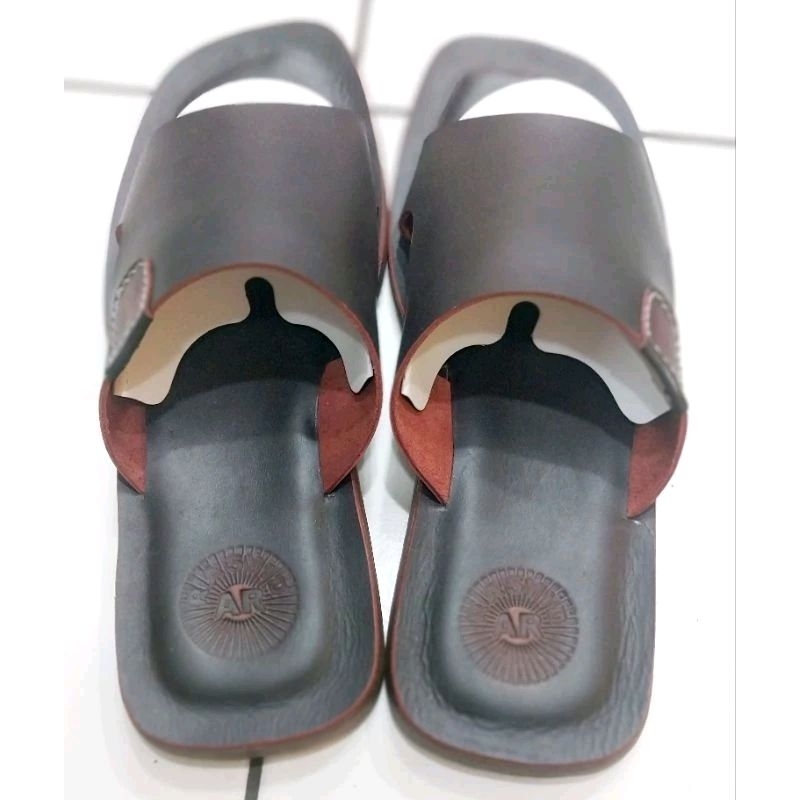 sandal pria kulit sapi asli 100% ori