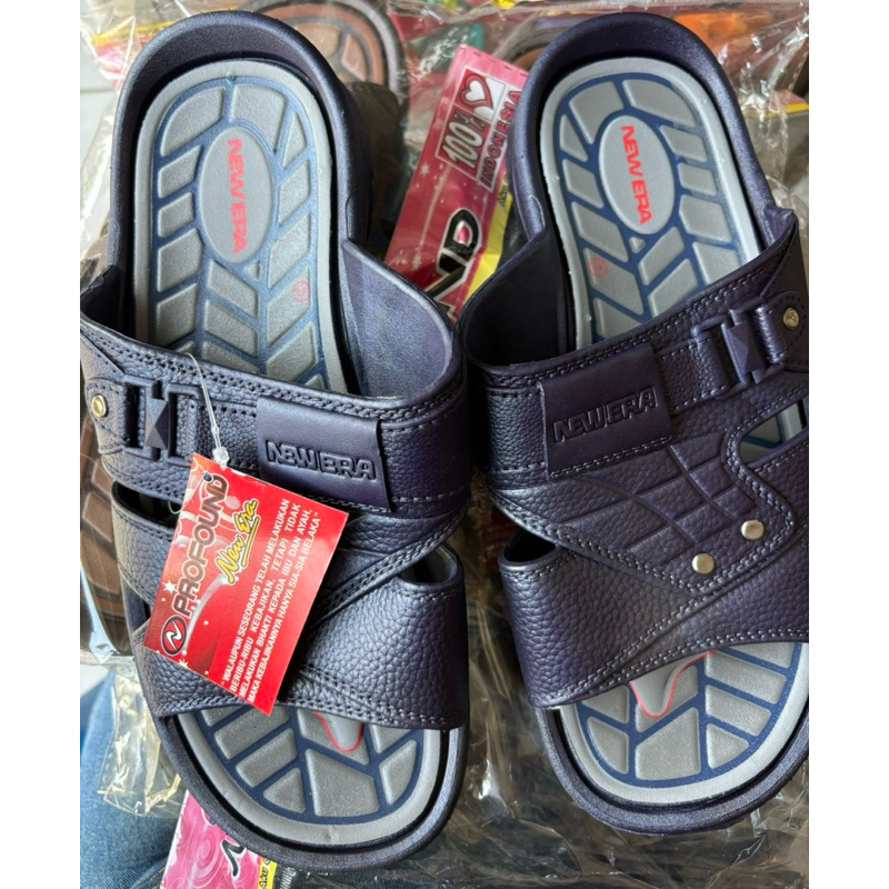 Sandal selop karet Pria New Era