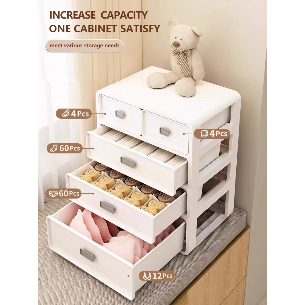 Loker Plastik Laci plastik Lemari pakaian plastik Lemari baju bayi lemari baju plastik