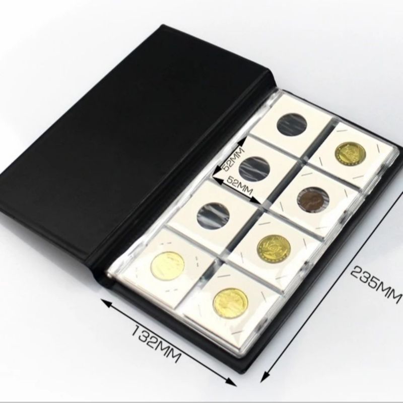 Album koin holder PCCB 132 x 235 mm 80 kantong